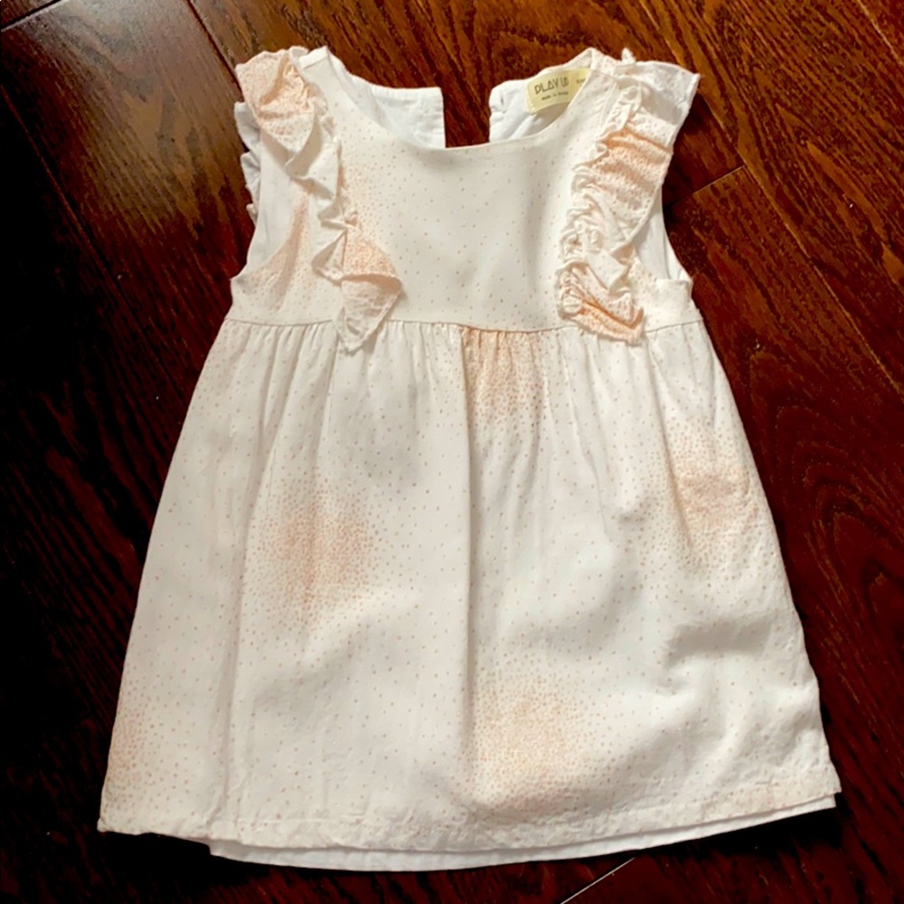 Dress rose gold sparkle detail